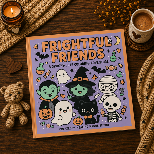 Frightful Friends - Cozy Halloween Coloring Book