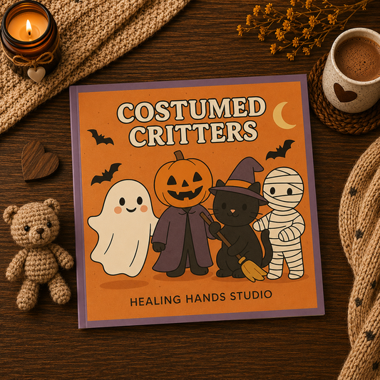 Costumed Critters - Cozy Halloween Coloring Book