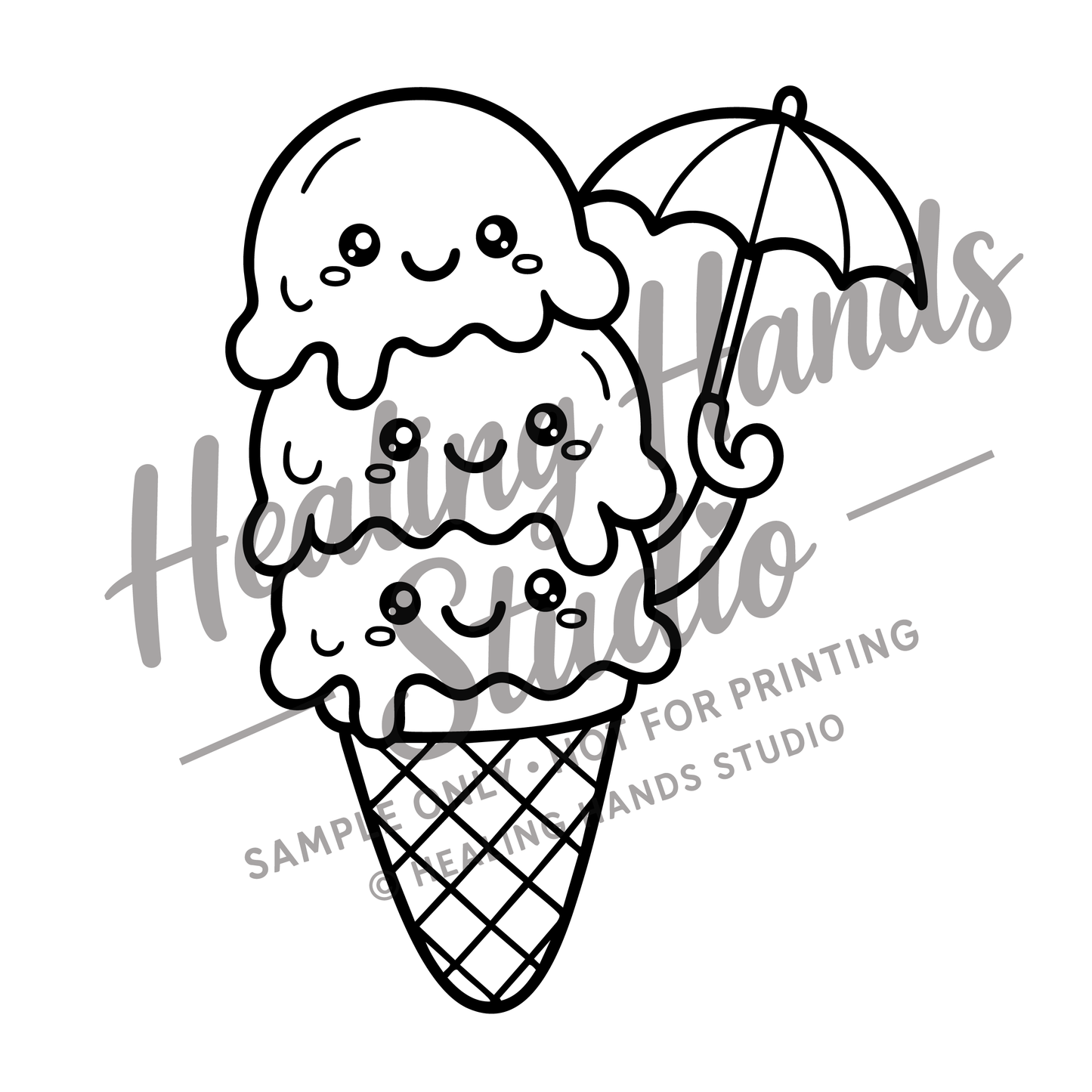 Delightful Desserts - Cozy Coloring Book