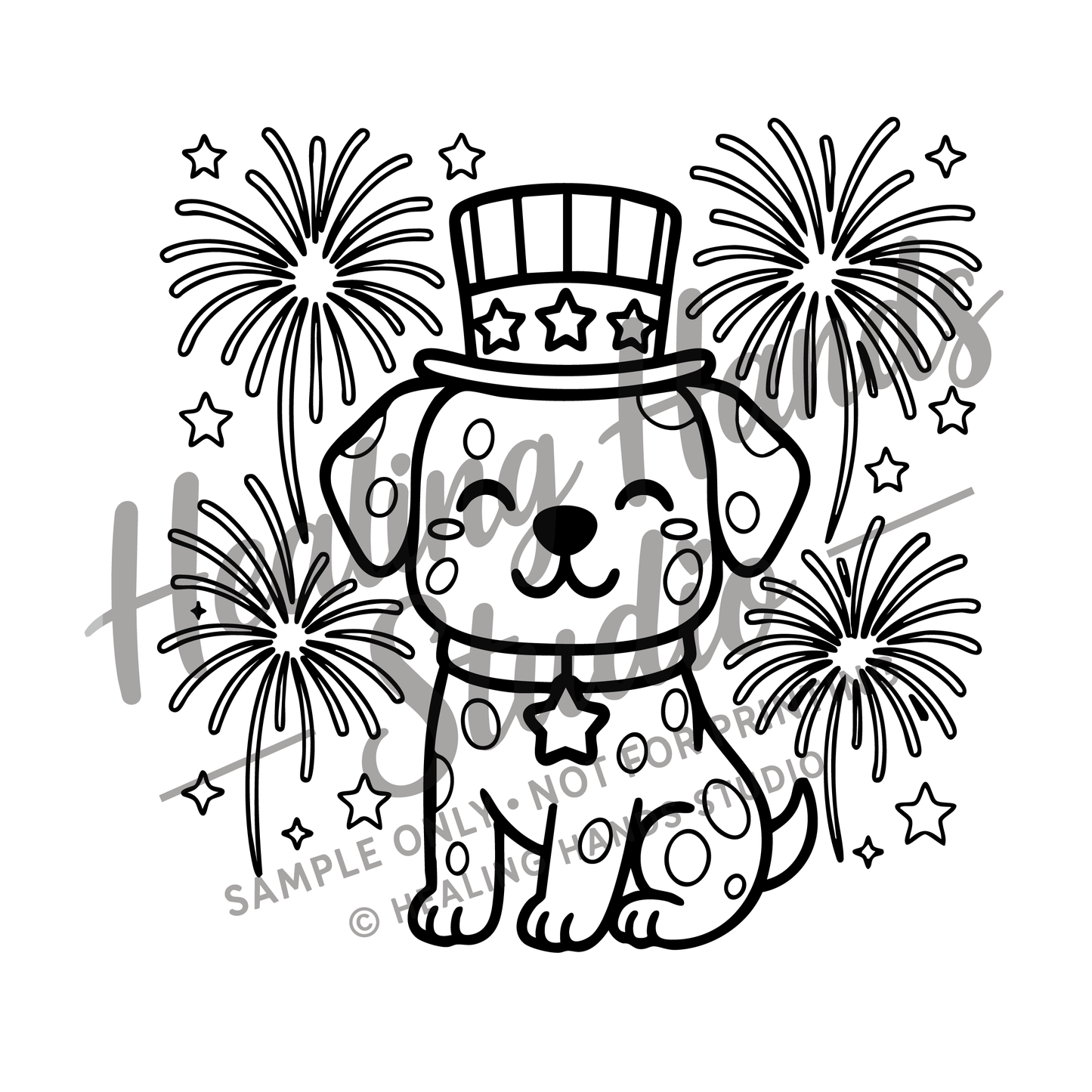 Playful Puppies - Cozy Coloring Book