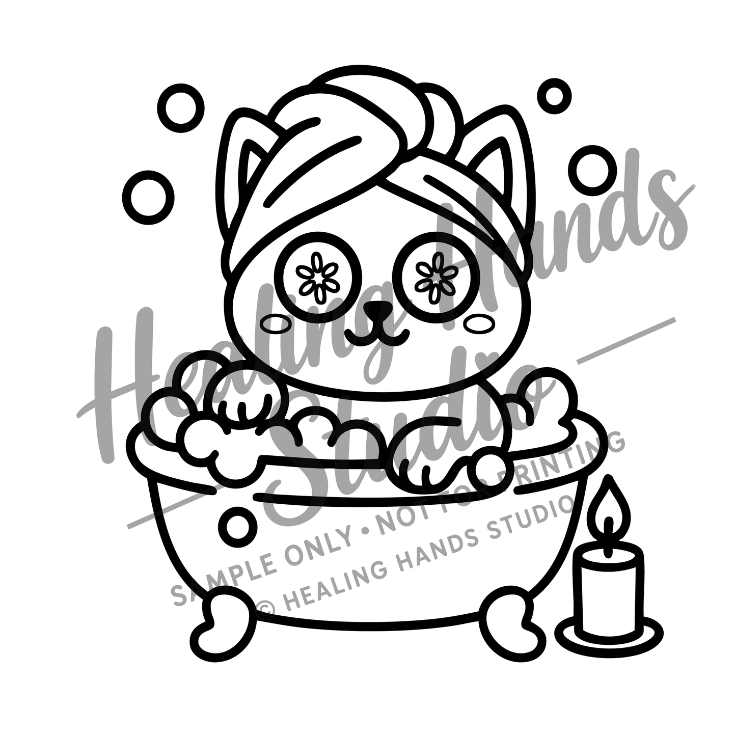 Kindhearted Kitties - Cozy Coloring Book