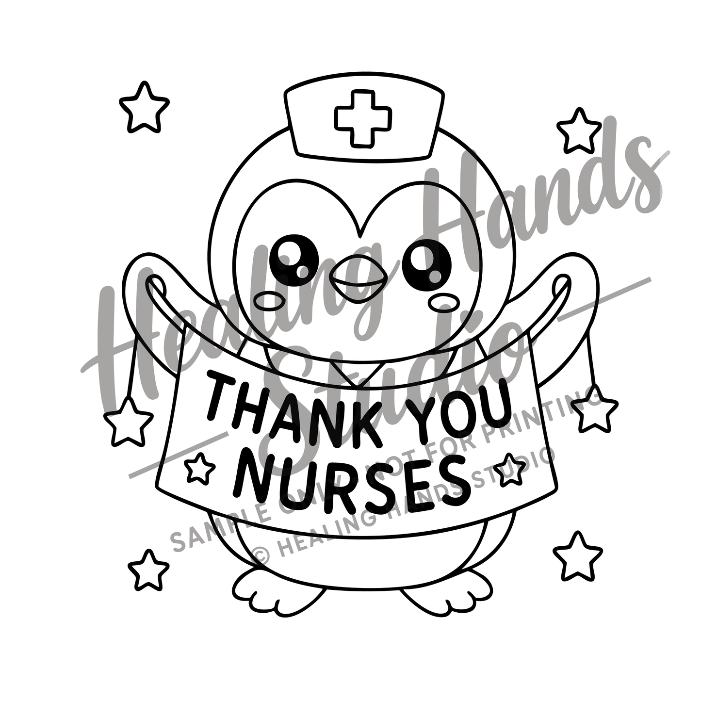 Paw Prints & Patients - Cozy Coloring Book