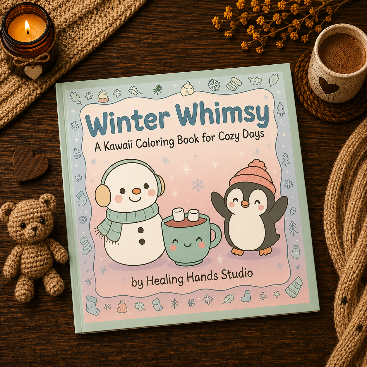 Winter Whimsy - Cozy Coloring Book
