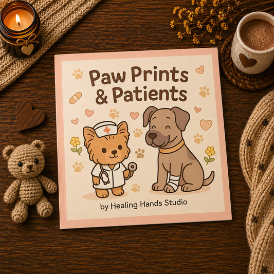 Paw Prints & Patients - Cozy Coloring Book